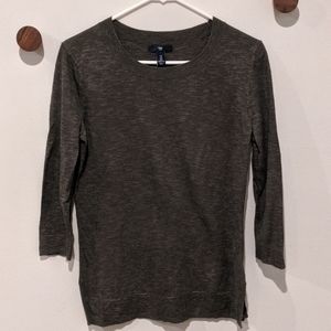 Olive green crew neck sweater